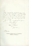 Letter to Krasiński (dedication of Balladyna) by Juliusz Słowacki